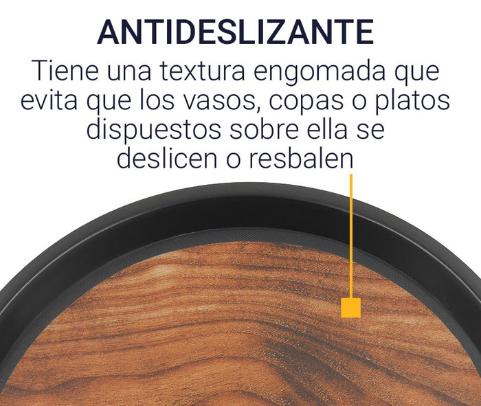 Inde Bandeja Camarero Antideslizante Wood, Rectangular para Bar, 41 cm de Largo, 40.9 cm de Ancho, Madera (12 Unidades) Inde Bandeja Camarero Antideslizante Wood, Rectangular para Bar, 41 cm de Largo, 40.9 cm de Ancho, Madera (12 Unidades)
