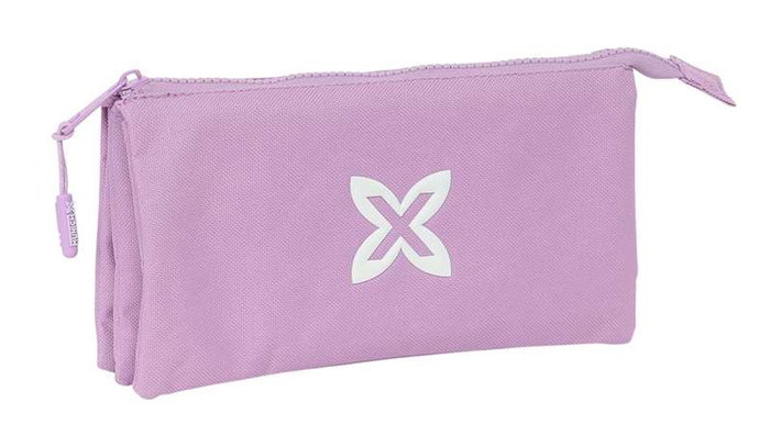 Munich Estuche Triple Básicos Lila 22x12x3 cm Munich Estuche Triple Básicos Lila 22x12x3 cm