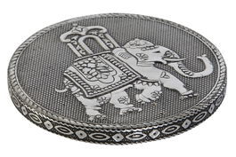 DKD Home Decor Soporte Incienso Indio Madera Aluminio Plateado Elefante 12 Unidades 9.5 x 1.2 x 9.5 cm