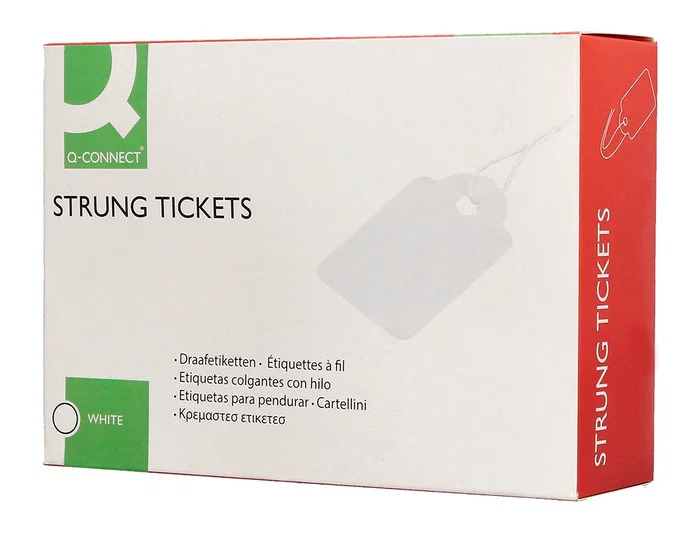 Q-connect Etiquetas Colgantes 45x65 mm Caja de 400 Unidades