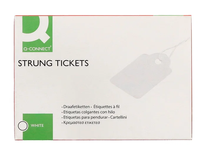 Q-connect Etiquetas Colgantes 45x65 mm Caja de 400 Unidades