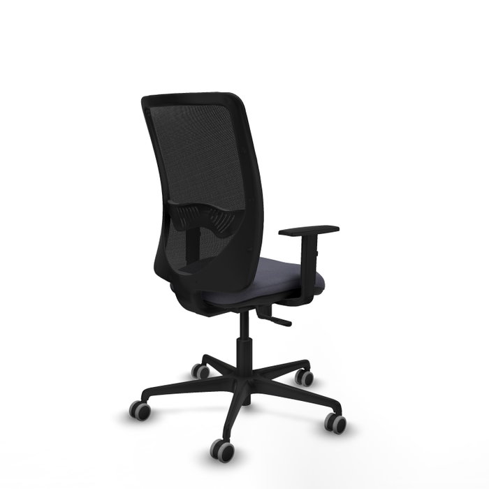 PIQUERAS Y CRESPO Silla de oficina Zulema con mecanismo Sincro, Gris oscuro y Negro PIQUERAS Y CRESPO Silla de oficina Zulema con mecanismo Sincro, Gris oscuro y Negro