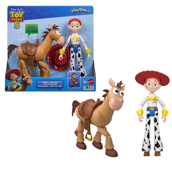 Mattel Toy Story 5 Jessie y Perdigón Pack de 2 Figuras 18 cm Edad 3+