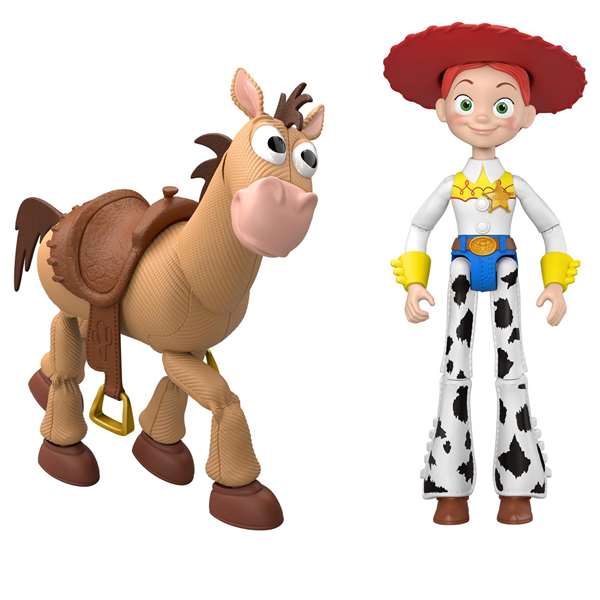 Mattel Toy Story 5 Jessie y Perdigón Pack de 2 Figuras 18 cm Edad 3+