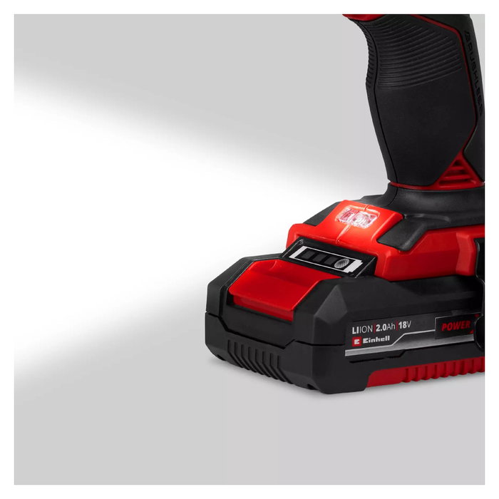 Einhell TP-CD 18/60 Li-i BL Taladro Percutor Inalámbrico con Batería de 2.0 Ah Einhell TP-CD 18/60 Li-i BL Taladro Percutor Inalámbrico con Batería de 2.0 Ah