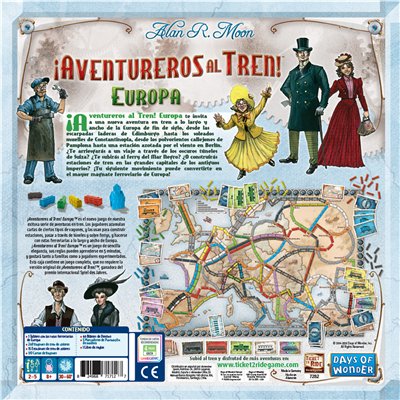 Asmodee ¡Aventureros al Tren! Europa