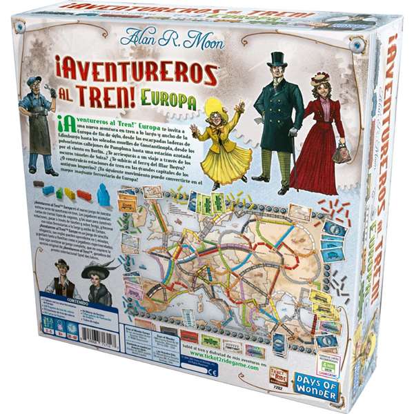 Asmodee ¡Aventureros al Tren! Europa