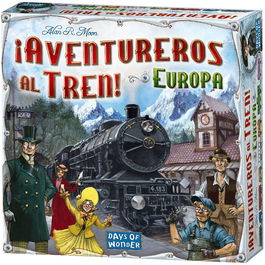 Days of Wonder Juego de Mesa Aventureros al Tren Europa en Español - Juego Estratégico Familiar PEGI 8 para 2 a 5 Jugadores
