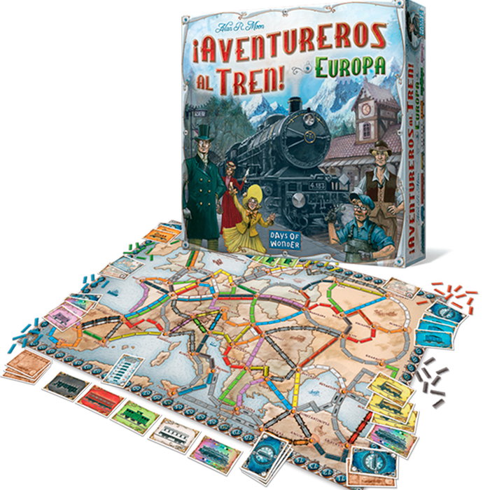 Asmodee ¡Aventureros al Tren! Europa