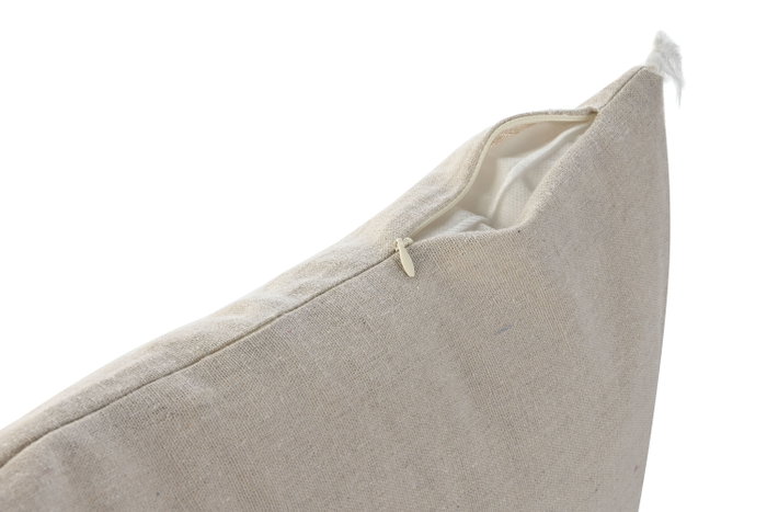 DKD Home Decor Cojín Urban Beige Blanco 45 x 45 cm 2 Unidades