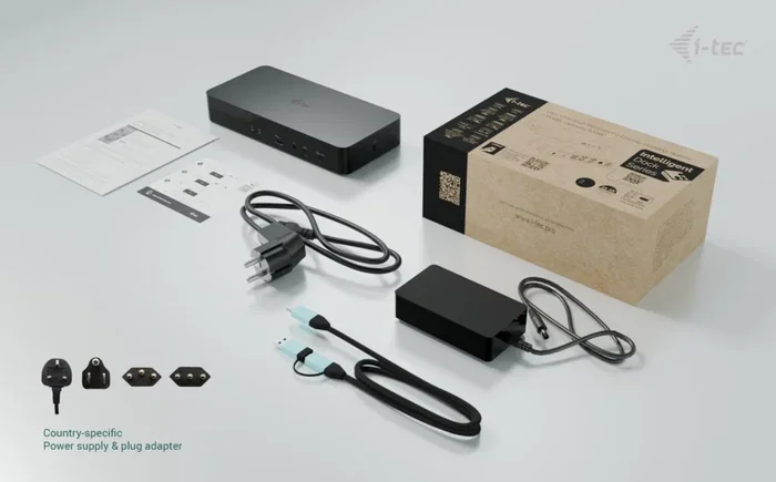 i-tec Universal Intelligent Dual Display Dock PD100W