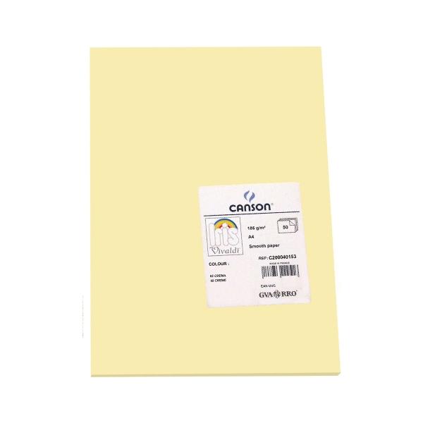 Guarro Cartulina Crema 185g A4 Pack de 50 Hojas