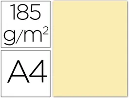 Iris Cartulina 210x297 mm 185 gr Crema -50U-