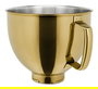 Kitchenaid 5KSM5SSBRG Bol de Acero Inoxidable Oro Radiant con Asa