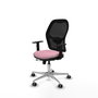 PIQUERAS Y CRESPO Silla de oficina Jorquera Rosa con mecanismo Sincro/Traslack