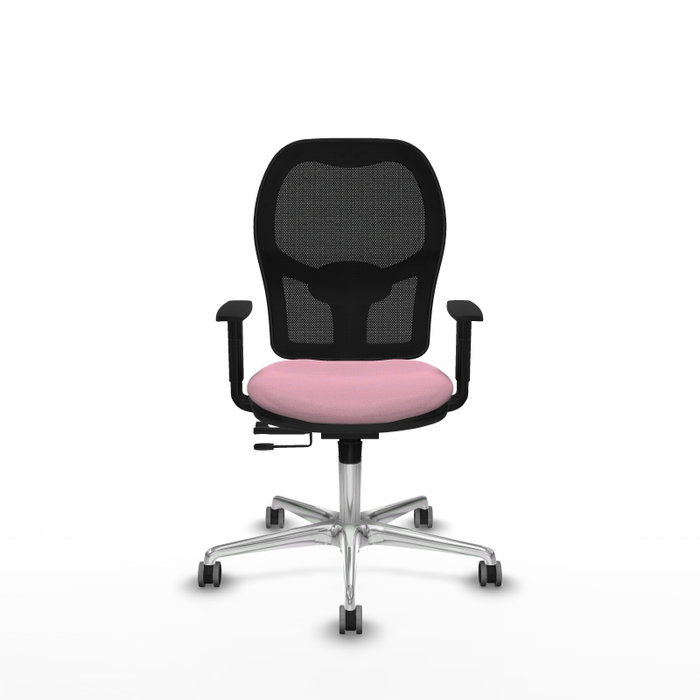 PIQUERAS Y CRESPO Silla de oficina Jorquera Rosa con mecanismo Sincro/Traslack PIQUERAS Y CRESPO Silla de oficina Jorquera Rosa con mecanismo Sincro/Traslack