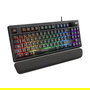 Mars Gaming Teclado MKAXES RGB H-Mechanical, USB, TKL, 9 efectos iluminación, compatible con PC, PS4, Xbox One, Switch