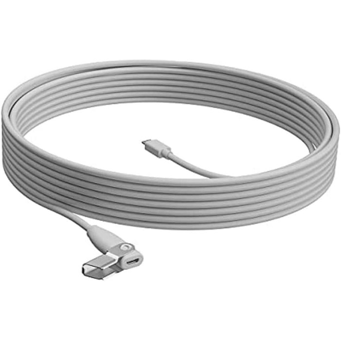Logitech Rally Mic Pod Extension Cable Blanco 10m