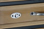 DKD Home Decor Cajonera Vintage 12 Cajones Negro Natural 33 x 122 x 40 cm