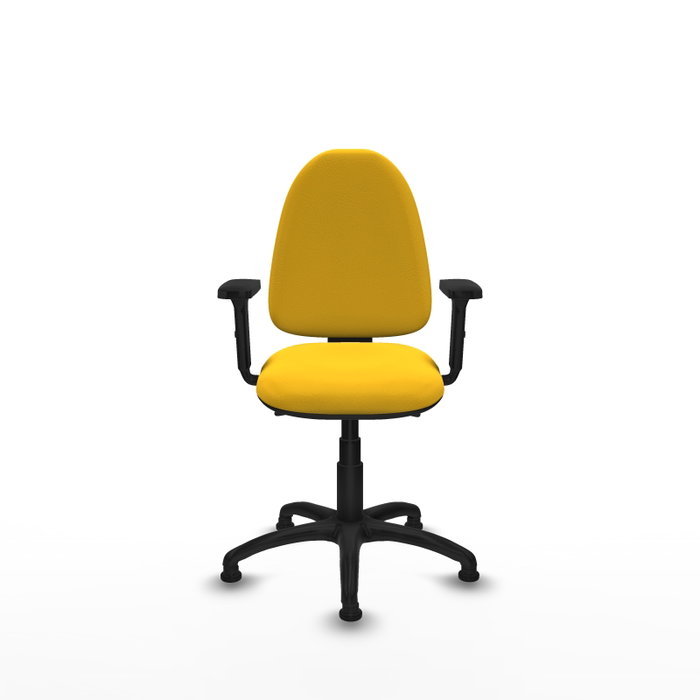 PIQUERAS Y CRESPO Silla de oficina Aýna Amarillo con mecanismo Asincro