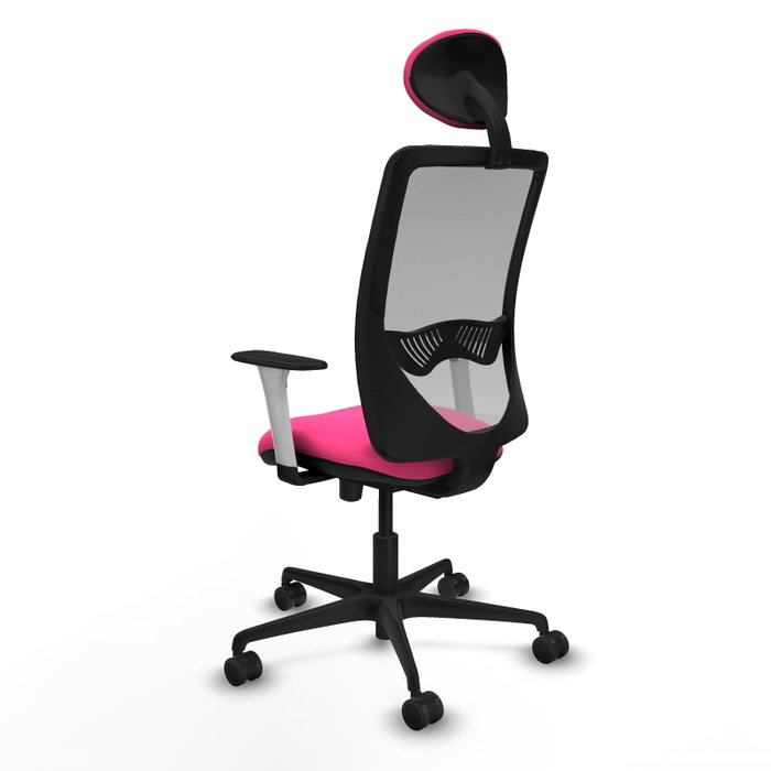 PIQUERAS Y CRESPO Silla de oficina Zulema Rosa y Gris PIQUERAS Y CRESPO Silla de oficina Zulema Rosa y Gris