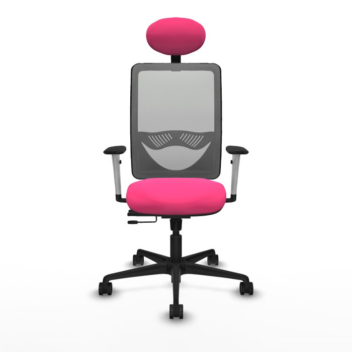 PIQUERAS Y CRESPO Silla de oficina Zulema Rosa y Gris PIQUERAS Y CRESPO Silla de oficina Zulema Rosa y Gris