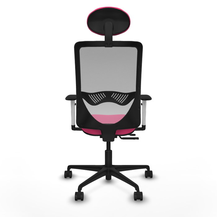 PIQUERAS Y CRESPO Silla de oficina Zulema Rosa y Gris PIQUERAS Y CRESPO Silla de oficina Zulema Rosa y Gris