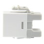 Equip 769213 - Módulo RJ-45 Keystone Jack sin blindaje Cat6, plano, blanco, conector IDC, pack de 8 unidades