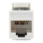 Equip 769213 - Módulo RJ-45 Keystone Jack sin blindaje Cat6, plano, blanco, conector IDC, pack de 8 unidades