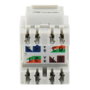 Equip 769213 - Módulo RJ-45 Keystone Jack sin blindaje Cat6, plano, blanco, conector IDC, pack de 8 unidades