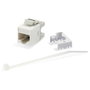 Equip 769213 - Módulo RJ-45 Keystone Jack sin blindaje Cat6, plano, blanco, conector IDC, pack de 8 unidades