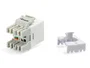 EQUIP Conector Keystone Cat.6 Slim Blanco (Pack de 8)