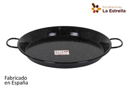 La Estrella Paellera Valenciana 38 cm "Jaspeada" 8 Rac (8 Unidades)