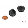 DeLOCK Tapón de cierre M20 x 1,5 negro 10 piezas