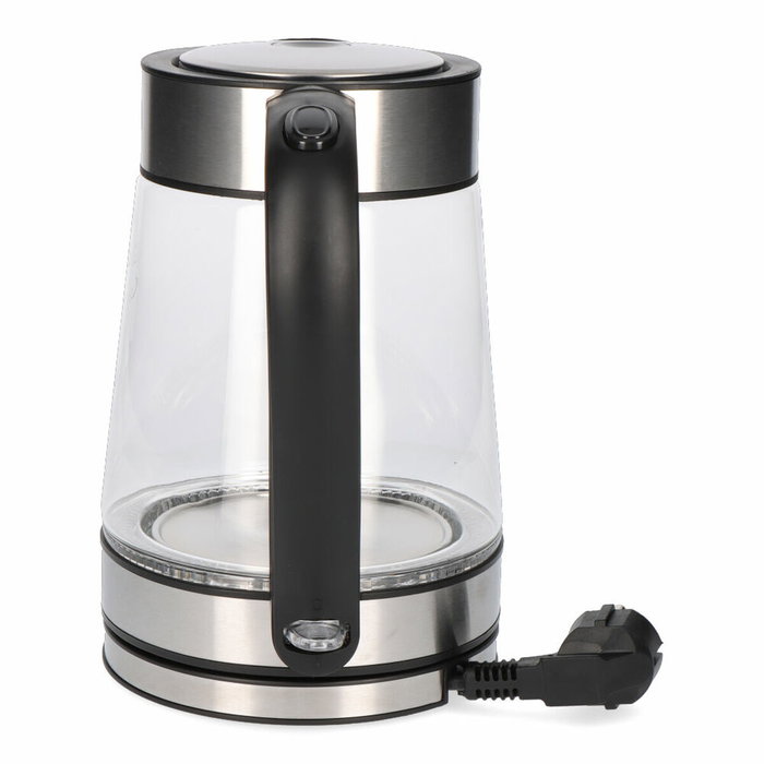 Edm Hervidor de agua de cristal y acero inoxidable 1,7 l 1850-2200W Edm Hervidor de agua de cristal y acero inoxidable 1,7 l 1850-2200W