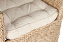 DKD Home Decor Sillón Bali Natural Ratán 64 x 86 x 67 cm Hecho a Mano con Cojín