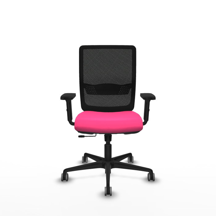 PIQUERAS Y CRESPO Silla de oficina Haches Rosa y Negro PIQUERAS Y CRESPO Silla de oficina Haches Rosa y Negro