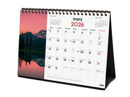 Calendari (2026) Catalan Finocam Sobretaula Imatges Mensual Per Escriure S 210X150 Vespades Magics