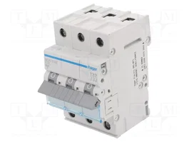 HAGER MCN332E Interruptor magnetotérmico 3 polos 32A 6kA