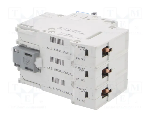 HAGER MCN332E Interruptor magnetotérmico 3 polos 32A 6kA HAGER MCN332E Interruptor magnetotérmico 3 polos 32A 6kA