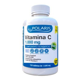 POLARIS Vitamina C 1000Mg. 120 Comp. - Contribuye al Sistema Inmune