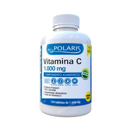 POLARIS Vitamina C 1000Mg. 120 Comp. - Contribuye al Sistema Inmune