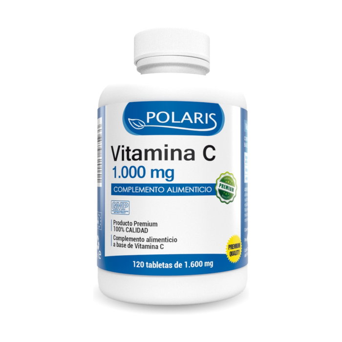 Polaris Vitamina C 1000 mg, 120 comprimidos, complemento alimenticio Polaris Vitamina C 1000 mg, 120 comprimidos, complemento alimenticio