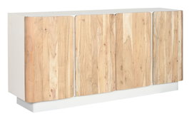 DKD Home Decor Buffet Mango y Acacia 170x40x80 Natural/Blanco