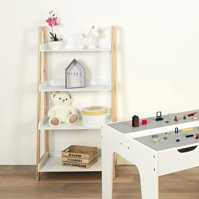 Home Deco Kids Estantería 60X30 altura 117 cm Organizador Infantil 4 Baldas