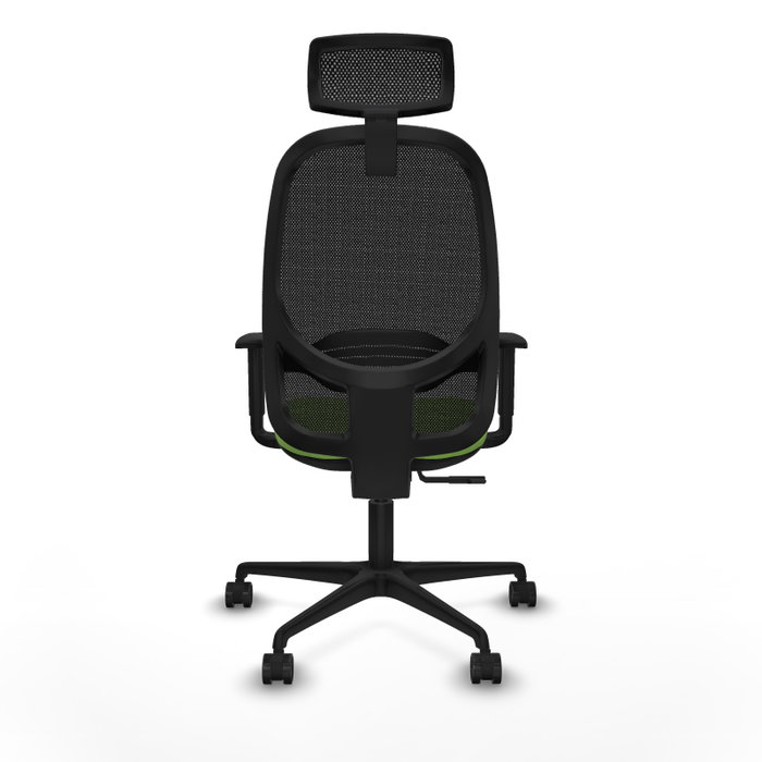 PIQUERAS Y CRESPO Silla de oficina Cilanco con mecanismo Sincro, Pistacho y Negro