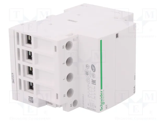 SCHNEIDER ELECTRIC Contactor ICT 4-polar 25A 230-240VAC NCx4