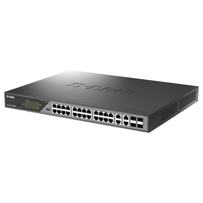 D-Link DSS-200G-28MPP Switch Gestionado 28 Puertos Gigabit PoE++