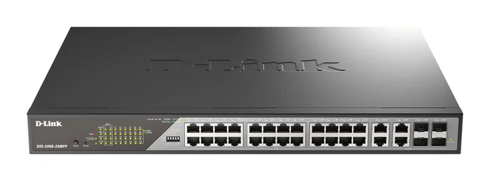 D-Link DSS-200G-28MPP/E Switch Gigabit PoE++ de 28 Puertos D-Link DSS-200G-28MPP/E Switch Gigabit PoE++ de 28 Puertos
