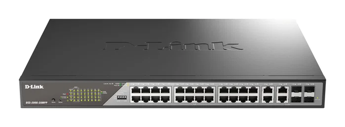 D-Link DSS-200G-28MPP Switch Gestionado 28 Puertos Gigabit PoE++